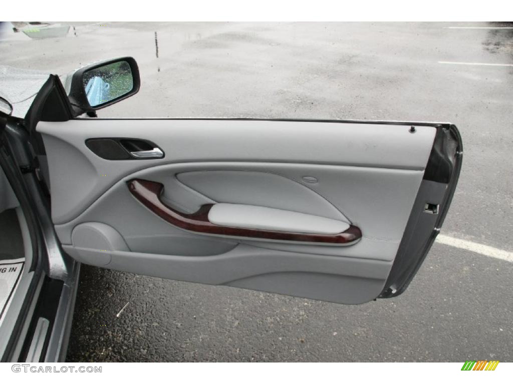 2004 3 Series 325i Convertible - Silver Grey Metallic / Grey photo #13
