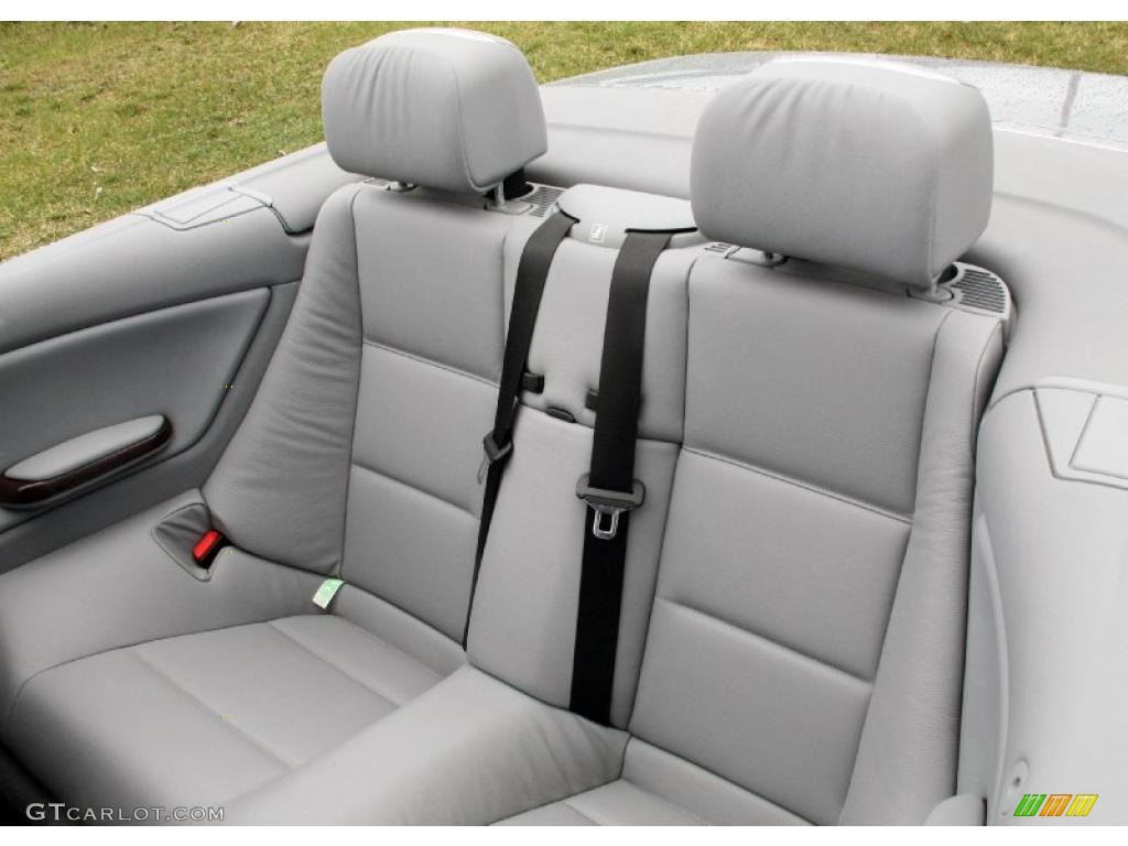 2004 3 Series 325i Convertible - Silver Grey Metallic / Grey photo #14
