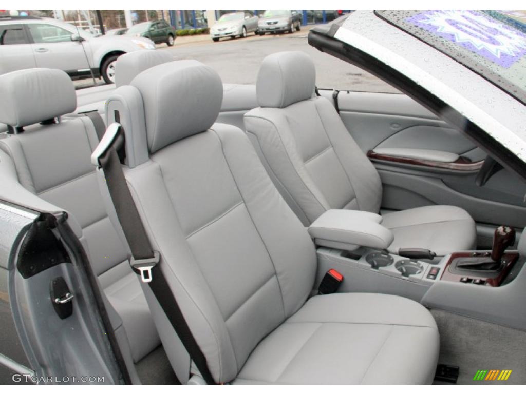 2004 3 Series 325i Convertible - Silver Grey Metallic / Grey photo #15