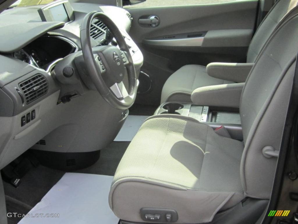 Gray Interior 2007 Nissan Quest 3.5 SL Photo #47651893