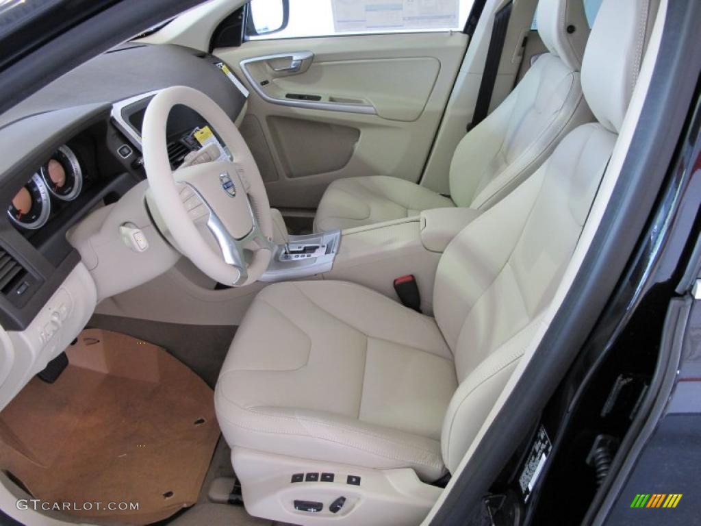Sandstone Beige Interior 2011 Volvo XC60 T6 AWD Photo #47651983