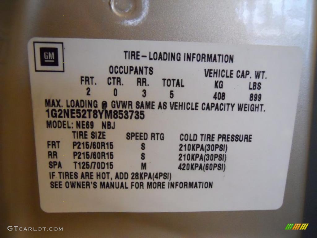 2000 Grand Am SE Sedan - Auburn Mist Metallic / Dark Pewter photo #8