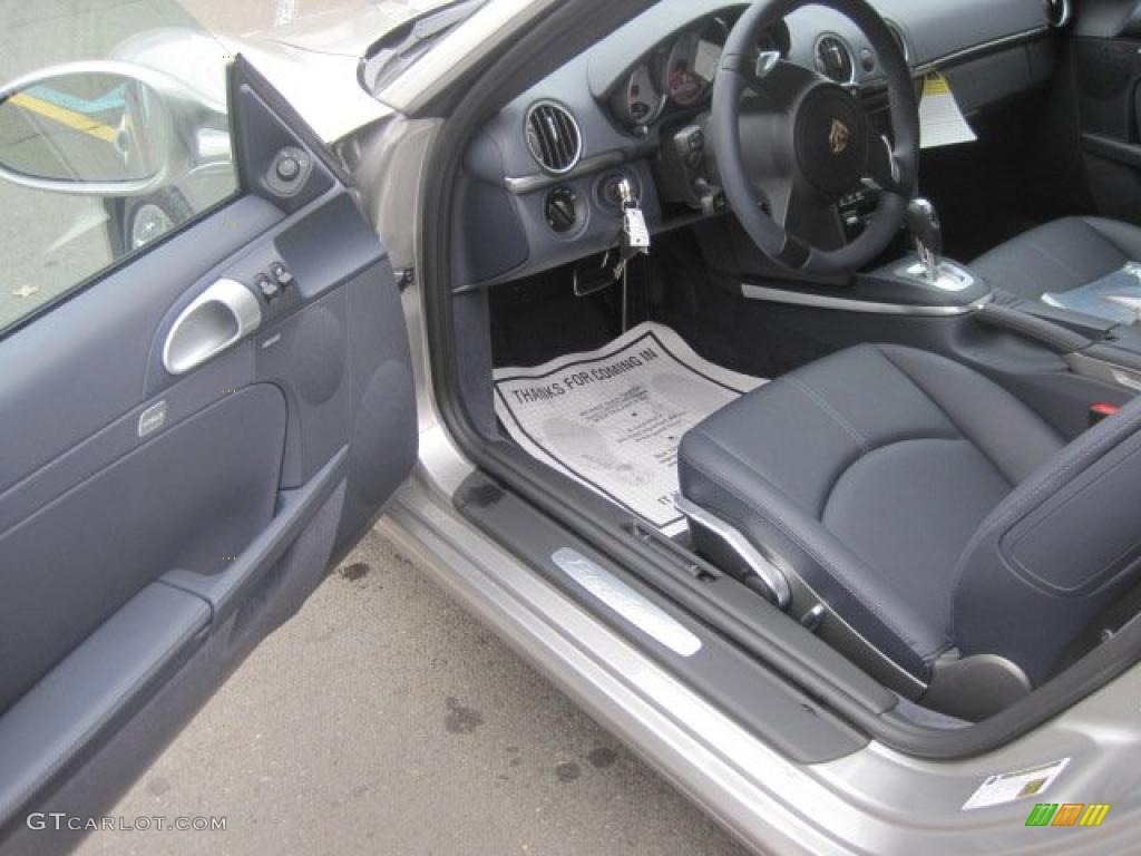 Sea Blue Interior 2011 Porsche Boxster S Photo #47652265