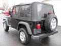 2005 Black Jeep Wrangler X 4x4  photo #2