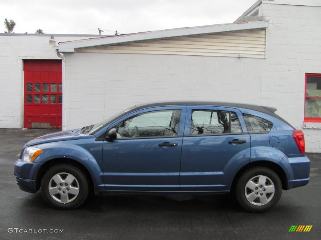 2007 Caliber SE - Marine Blue Pearl / Pastel Slate Gray photo #5
