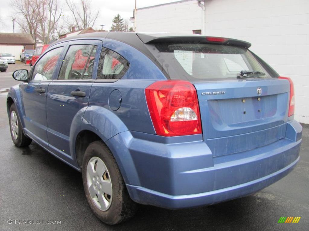2007 Caliber SE - Marine Blue Pearl / Pastel Slate Gray photo #12