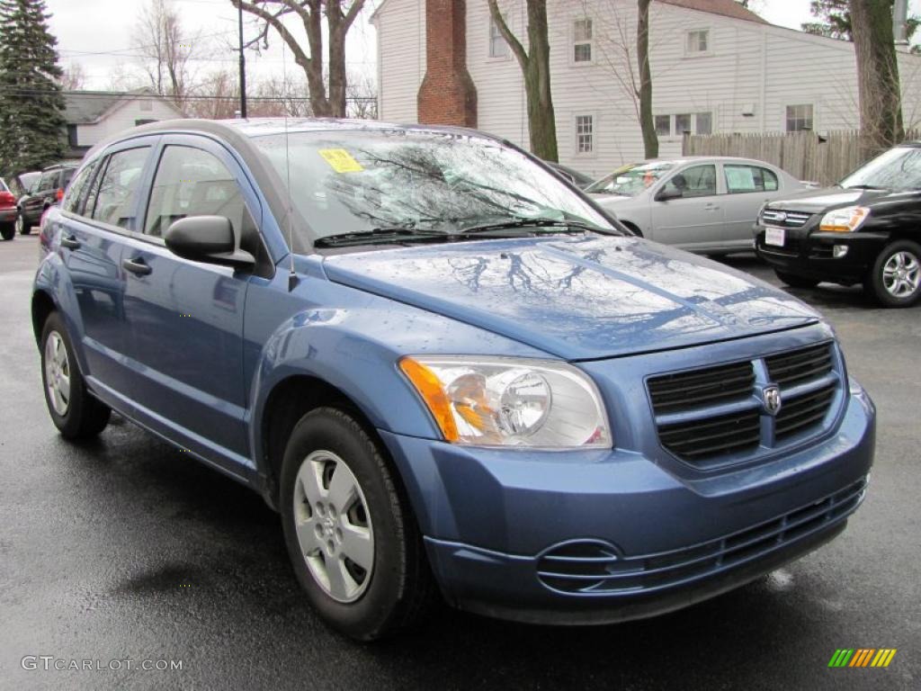 2007 Caliber SE - Marine Blue Pearl / Pastel Slate Gray photo #17