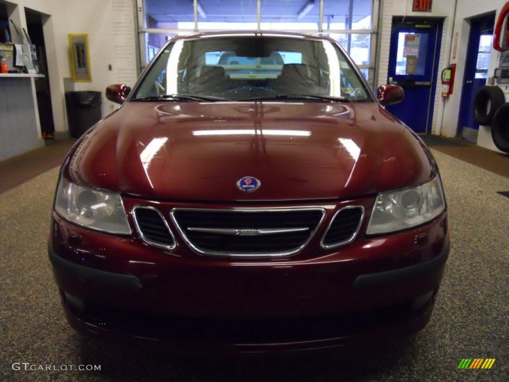 2004 9-3 Arc Sedan - Merlot Red Metallic / Slate Gray photo #1