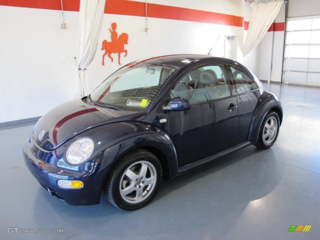 2001 New Beetle GLS TDI Coupe - Batik Blue Metallic / Light Grey photo #1