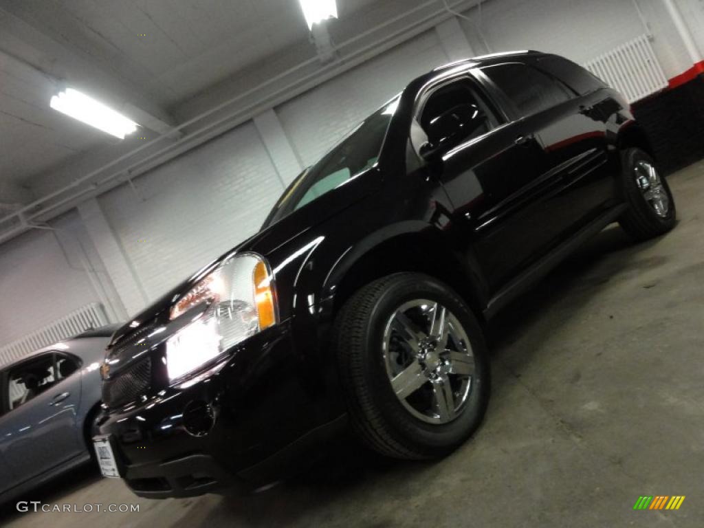2008 Equinox LT AWD - Black / Light Gray photo #2