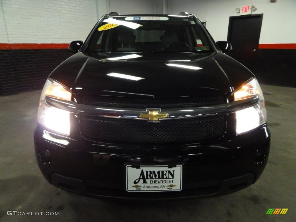 2008 Equinox LT AWD - Black / Light Gray photo #3