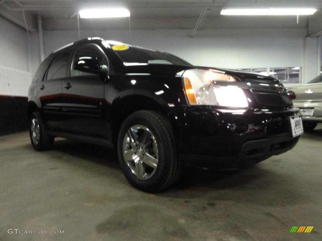 2008 Equinox LT AWD - Black / Light Gray photo #4