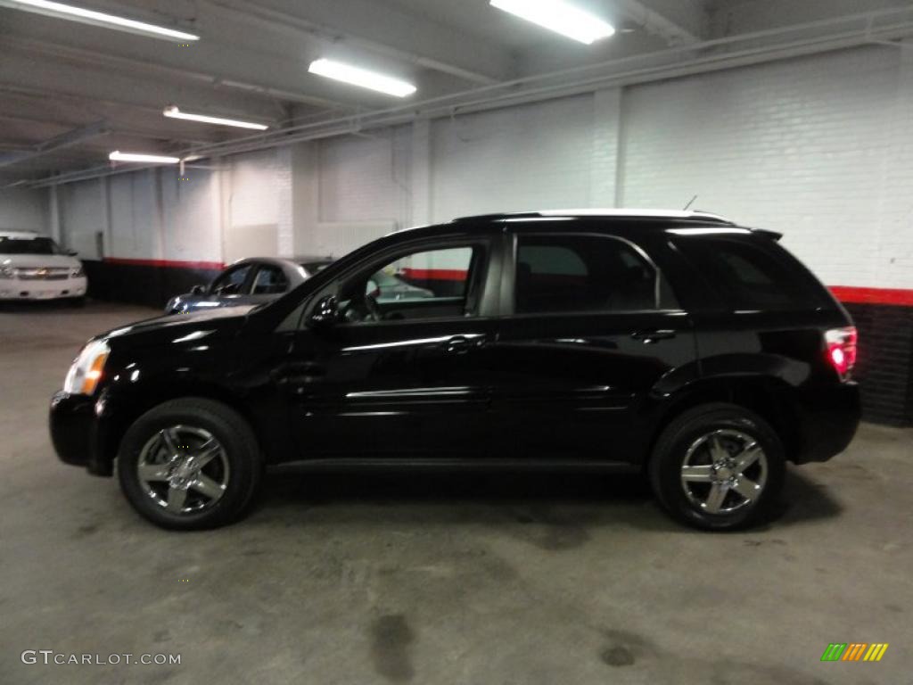 2008 Equinox LT AWD - Black / Light Gray photo #8
