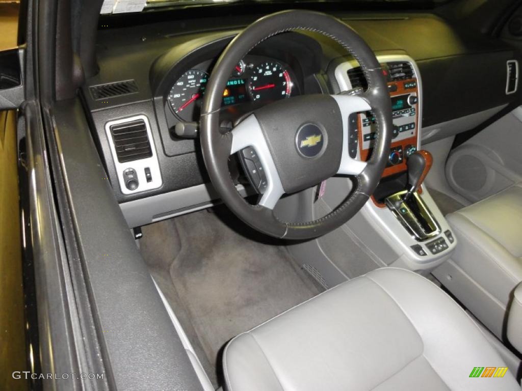 2008 Equinox LT AWD - Black / Light Gray photo #9