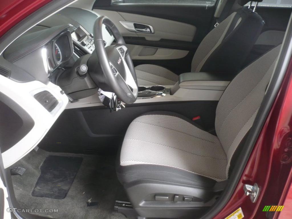 Light Titanium Interior 2010 GMC Terrain SLE AWD Photo #47653774