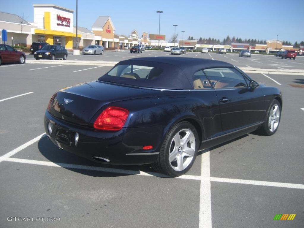 2007 Continental GTC  - Dark Sapphire / Magnolia photo #3