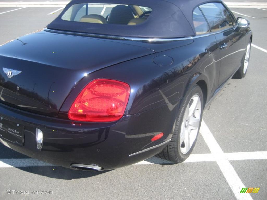 2007 Continental GTC  - Dark Sapphire / Magnolia photo #9