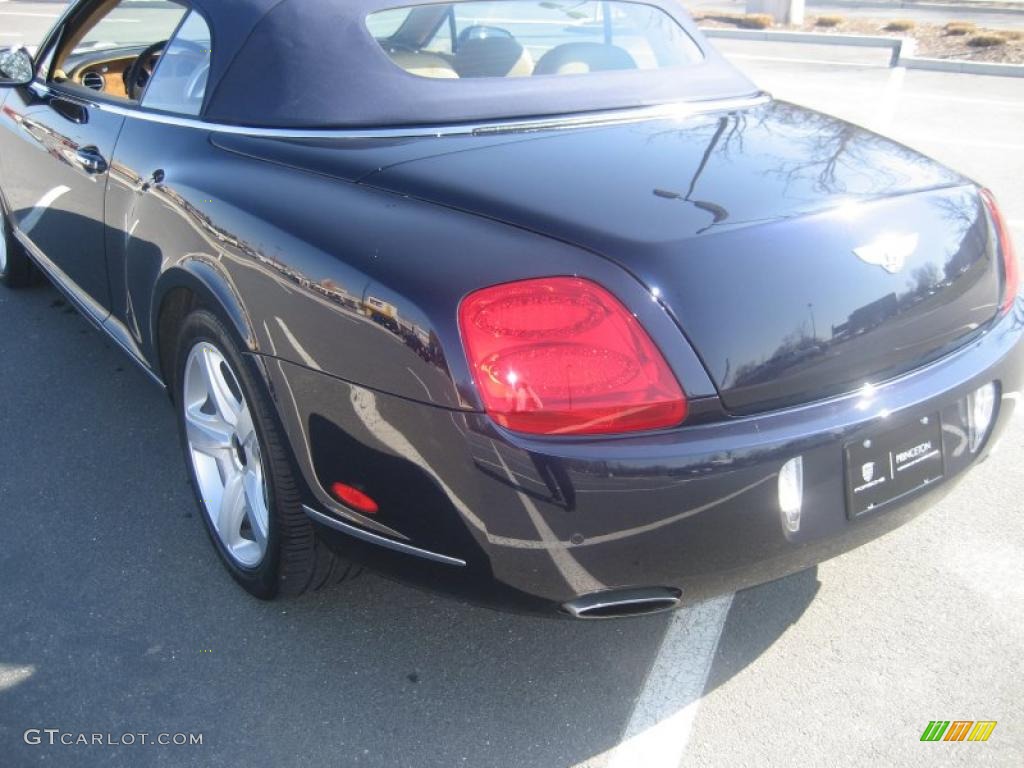 2007 Continental GTC  - Dark Sapphire / Magnolia photo #11
