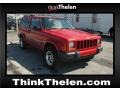 1999 Flame Red Jeep Cherokee Sport 4x4  photo #1