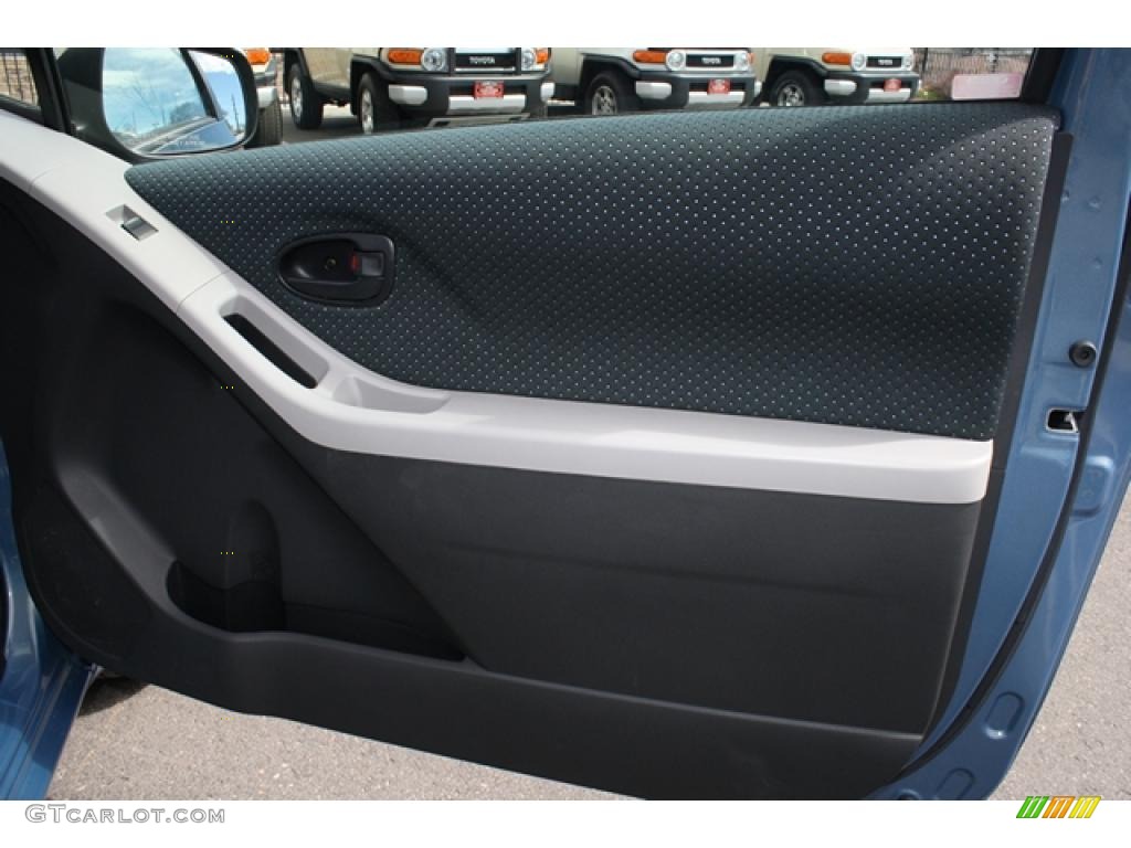 2007 Yaris 3 Door Liftback - Bayou Blue Metallic / Dark Charcoal photo #14