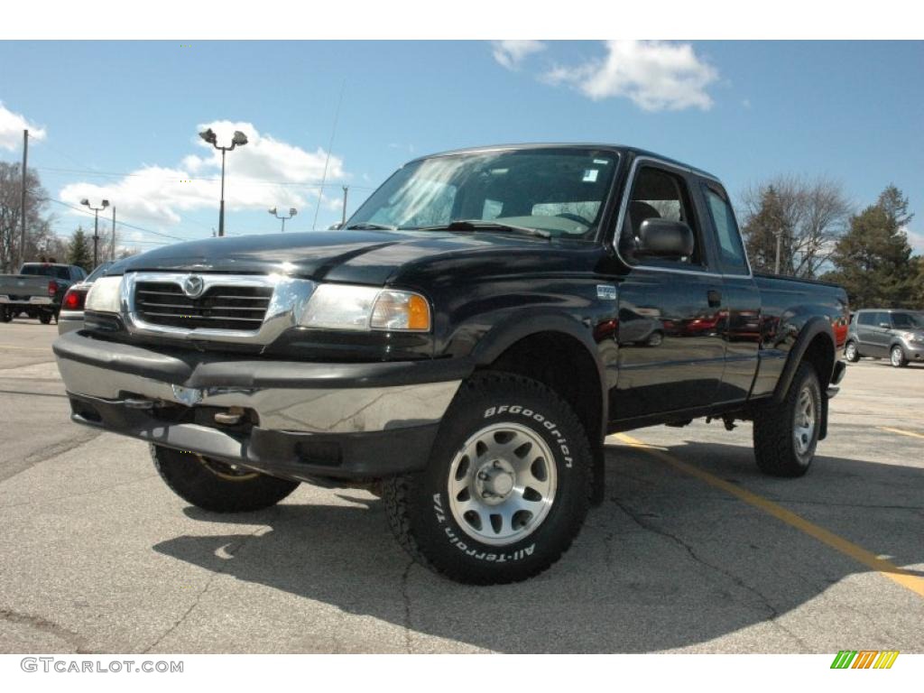 1999 B-Series Truck B3000 SE Extended Cab - Black / Gray photo #3