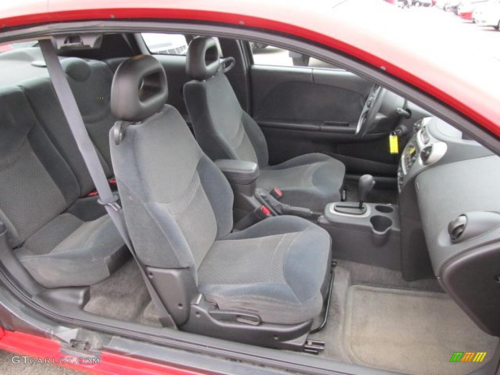 Black Interior 2004 Saturn ION 3 Quad Coupe Photo #47657164
