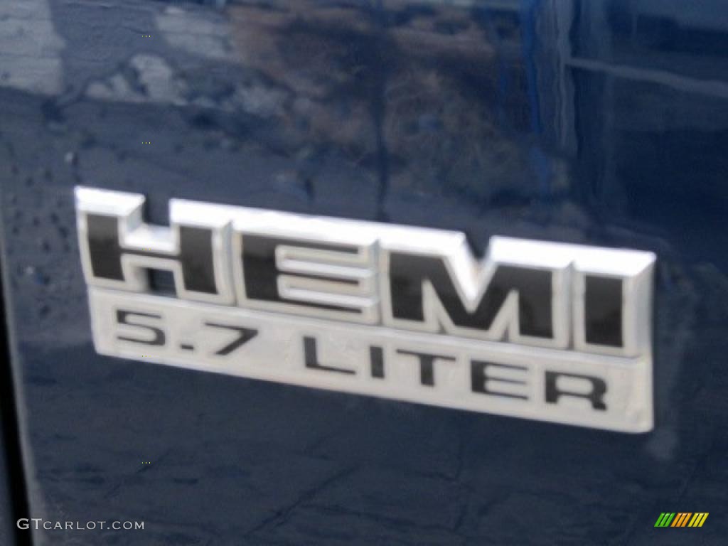 2006 Ram 1500 SLT Quad Cab 4x4 - Patriot Blue Pearl / Medium Slate Gray photo #9