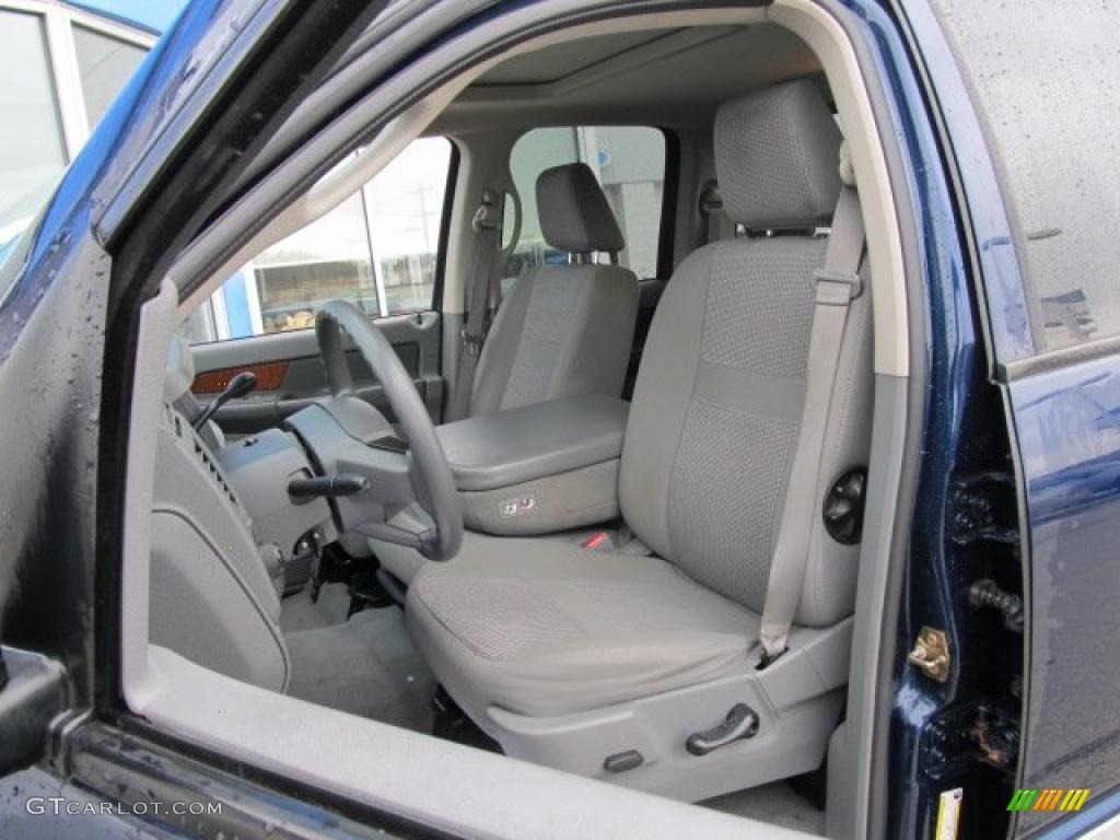 2006 Ram 1500 SLT Quad Cab 4x4 - Patriot Blue Pearl / Medium Slate Gray photo #13