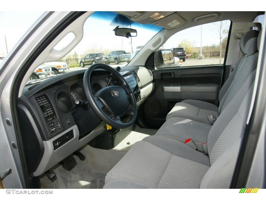 2009 Tundra Double Cab 4x4 - Silver Sky Metallic / Graphite Gray photo #7