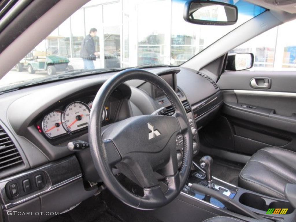 Black Interior 2009 Mitsubishi Galant RALLIART Photo #47659987