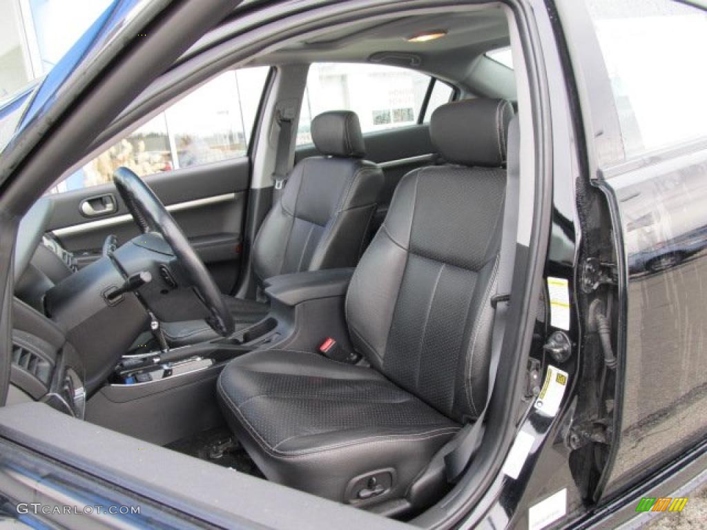 Black Interior 2009 Mitsubishi Galant RALLIART Photo #47660017