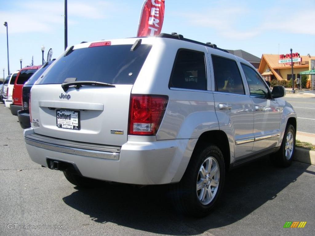 2008 Grand Cherokee Limited 4x4 - Bright Silver Metallic / Dark Slate Gray/Light Graystone photo #3