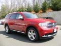 2011 Inferno Red Crystal Pearl Dodge Durango Citadel 4x4  photo #2