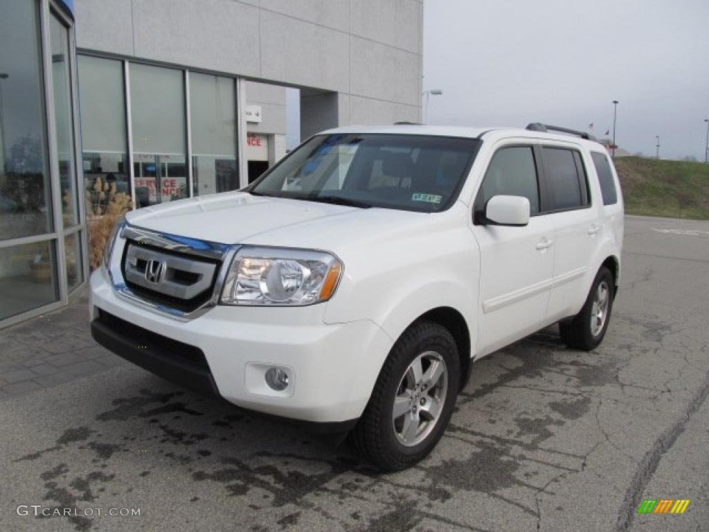 Taffeta White 2009 Honda Pilot EX 4WD Exterior Photo #47660119