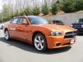 Toxic Orange Pearl 2011 Dodge Charger R/T Road & Track Exterior