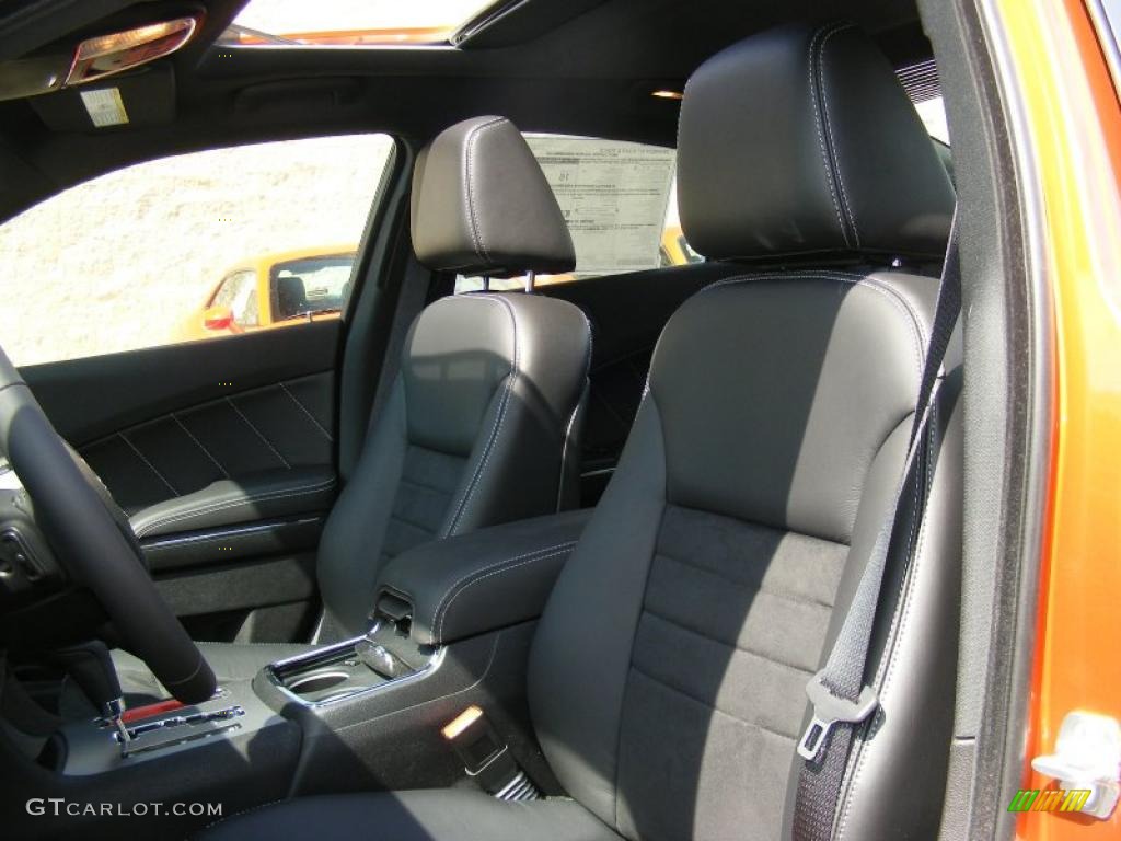 Black Interior 2011 Dodge Charger R/T Road & Track Photo #47660326