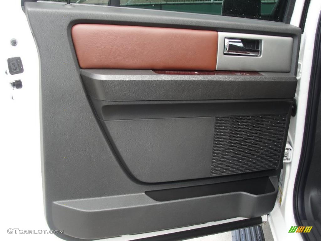 2011 Ford Expedition EL King Ranch Chaparral Leather Door Panel Photo #47661701
