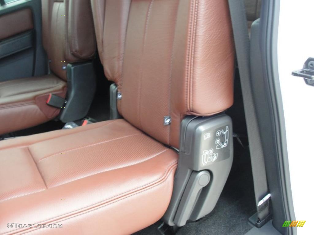 Chaparral Leather Interior 2011 Ford Expedition EL King Ranch Photo #47661721