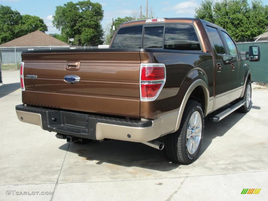 2011 F150 Lariat SuperCrew - Golden Bronze Metallic / Pale Adobe photo #3