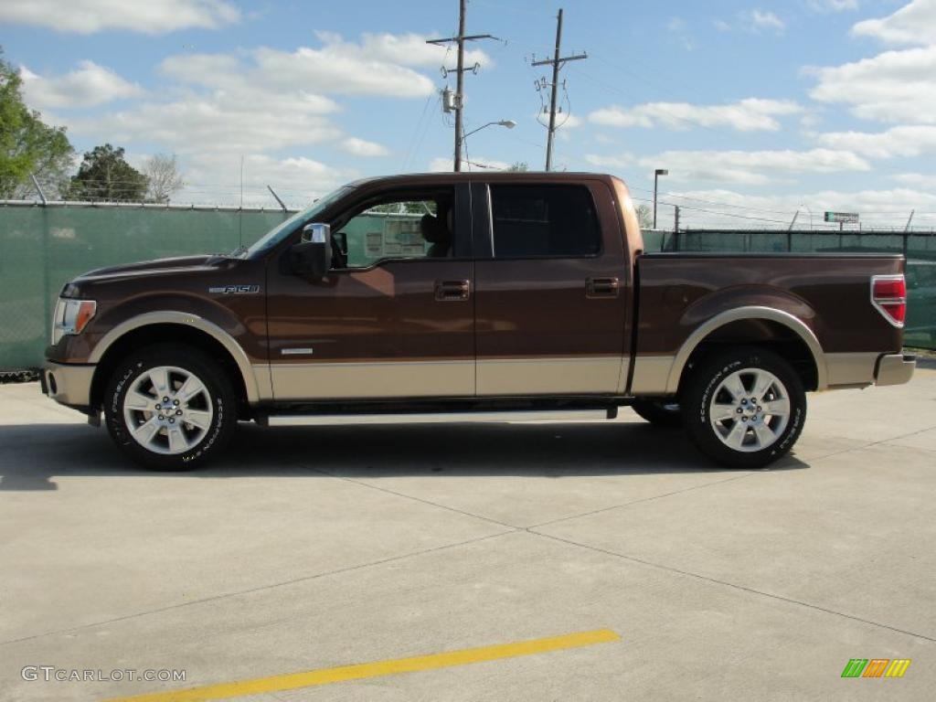 2011 F150 Lariat SuperCrew - Golden Bronze Metallic / Pale Adobe photo #6