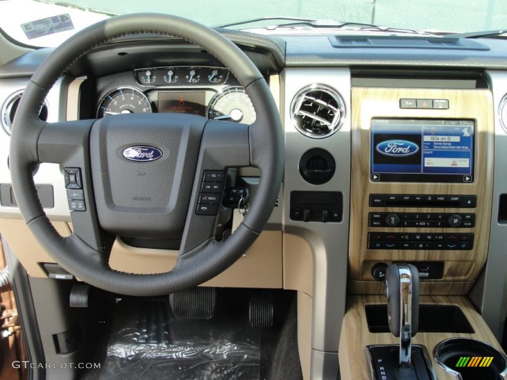 2011 F150 Lariat SuperCrew - Golden Bronze Metallic / Pale Adobe photo #28