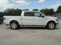 2011 White Platinum Metallic Tri-Coat Ford F150 Lariat SuperCrew  photo #2