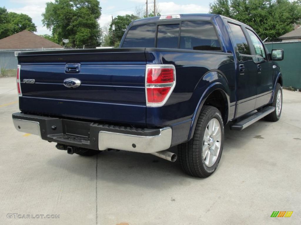Dark Blue Pearl Metallic 2011 Ford F150 Lariat SuperCrew Exterior Photo #47663839