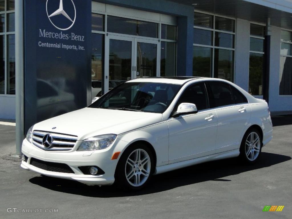 2008 C 350 Sport - Arctic White / Grey/Black photo #1