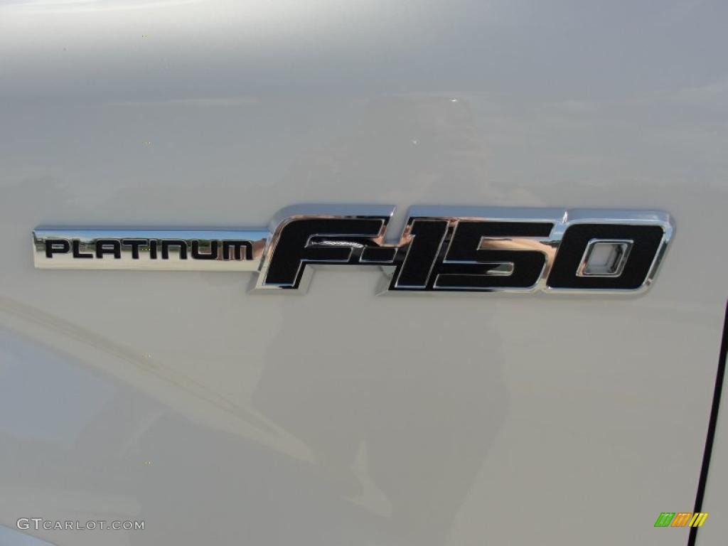 2011 F150 Platinum SuperCrew 4x4 - White Platinum Metallic Tri-Coat / Steel Gray/Black photo #12