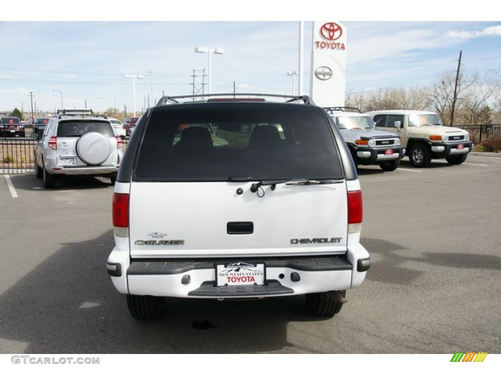 1998 Blazer LS 4x4 - Summit White / Graphite photo #3