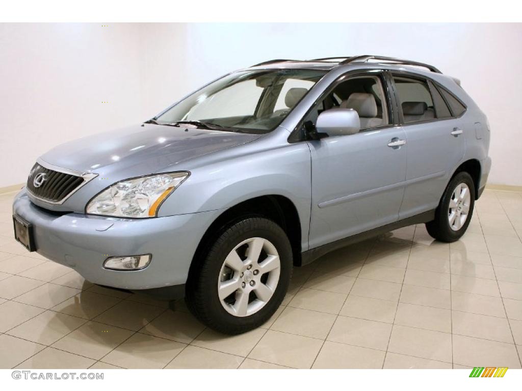 2009 RX 350 AWD - Breakwater Blue Metallic / Light Gray photo #3