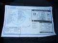 2011 Volkswagen Golf 4 Door Window Sticker