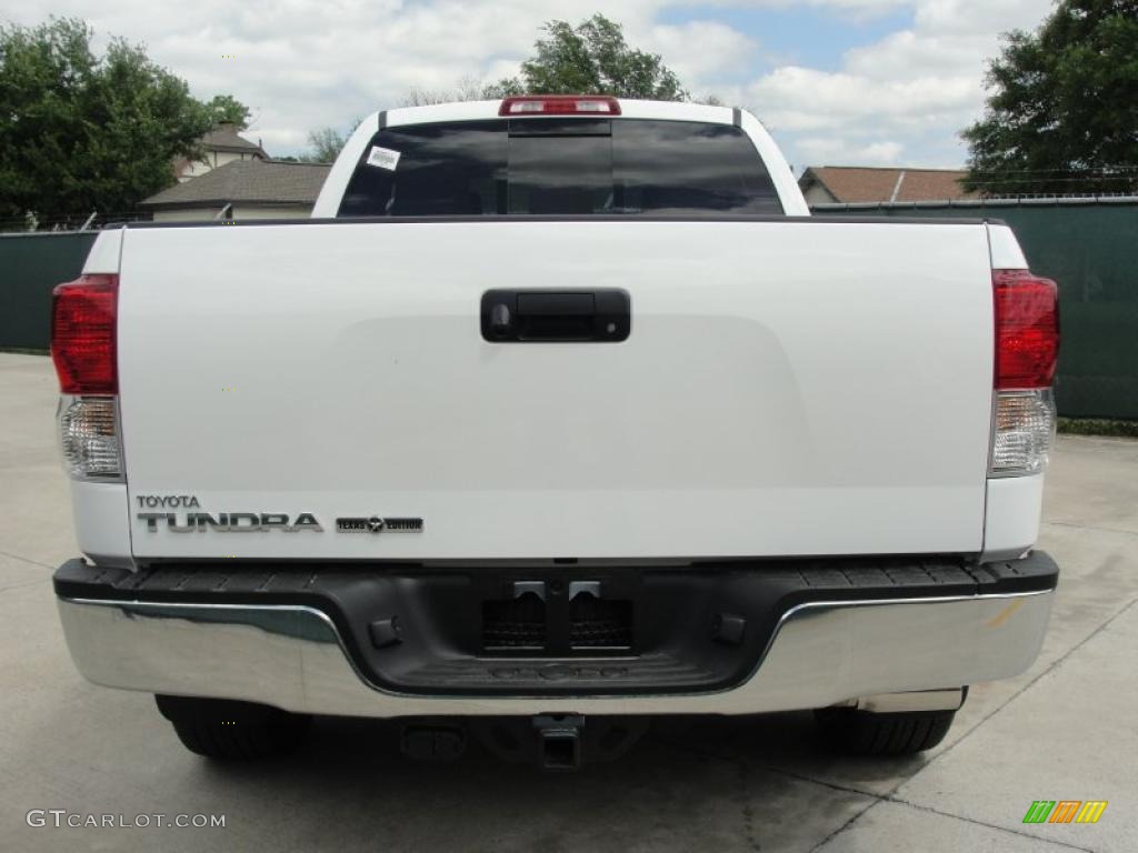 2011 Tundra Texas Edition Double Cab - Super White / Graphite Gray photo #4