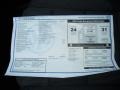 2011 Volkswagen Golf 4 Door Window Sticker